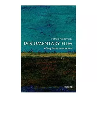 Ebook download Documentary Film A Very Short Introduction for android