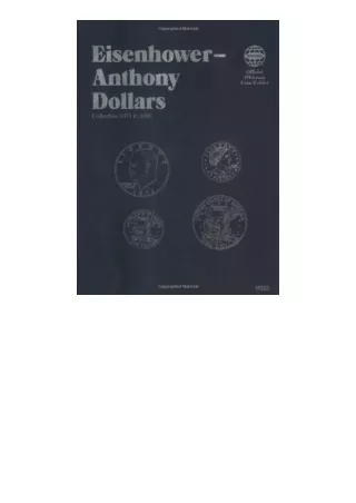 Download PDF EisenhowerAnthony Dollars Official Whitman Coin Folder free acces