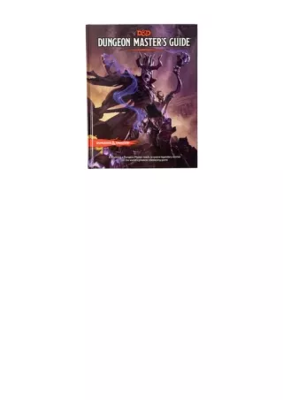 Download DandD Dungeon Master’s Guide Dungeons and Dragons Core Rulebook full