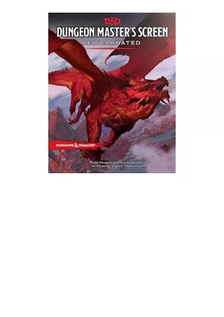 PDF read online Dungeon Masters Screen Reincarnated Dungeons and Dragons Board Game 078696619X for android