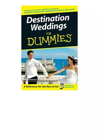Ebook download Destination Weddings For Dummies free acces