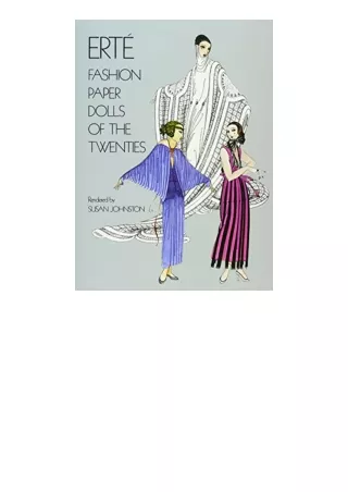 PDF read online Erté Fashion Paper Dolls of the Twenties Dover Paper Dolls free acces