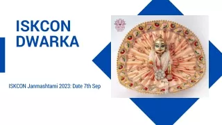 Join the Festivities: ISKCON Janmashtami 2023 | ISKCON Dwarka