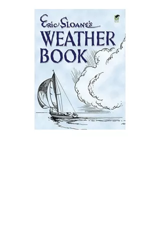 PDF read online Eric Sloanes Weather Book for ipad