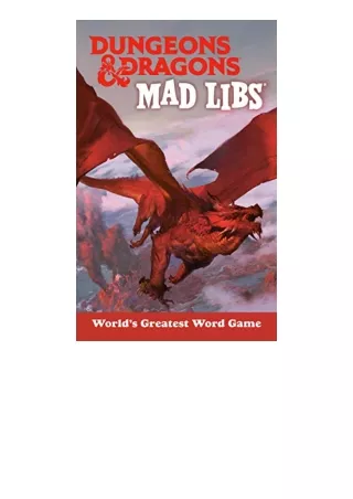 Ebook download Dungeons and Dragons Mad Libs Worlds Greatest Word Game free acces
