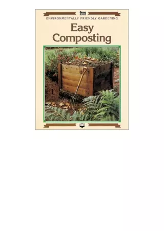 Download Easy Composting Environmentally Friendly Gardening full