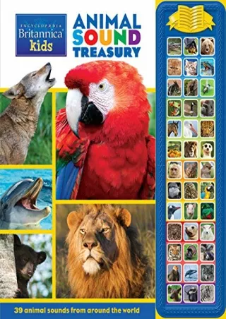 get [PDF] Download Encyclopaedia Britannica Kids - Animal Sound Storybook Treasury 39-Button