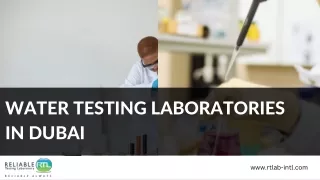 water testing laboratories in dubai
