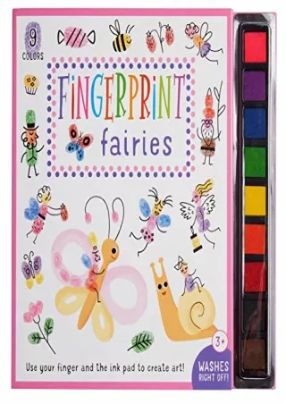 PDF_ Fingerprint Fairies: (Kid's Activity Books, Art Books for Kids, Fairy Craft