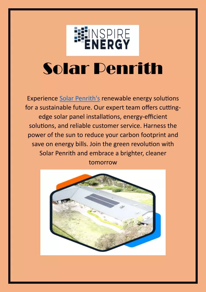 solar penrith