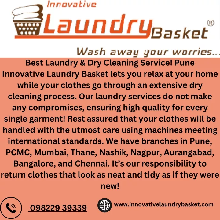 best laundry dry cleaning service pune innovative