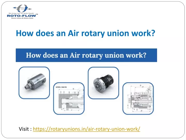 how does an air rotary union work