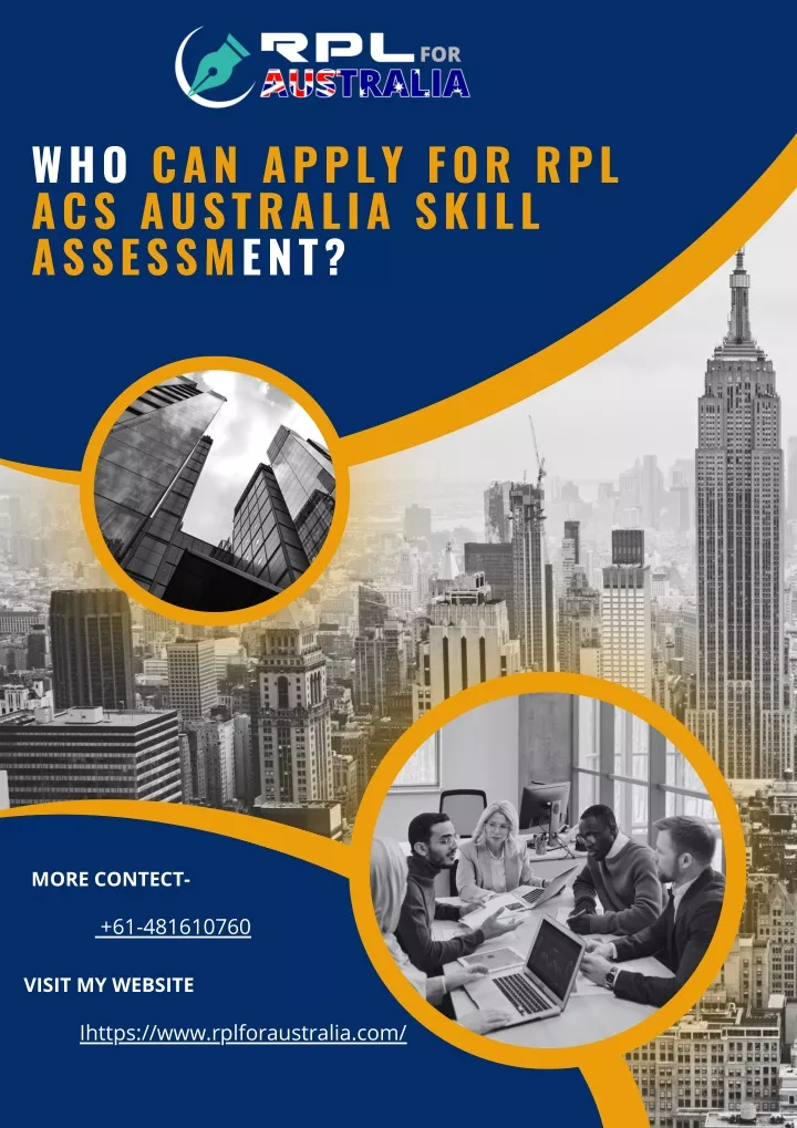 who can apply for rpl acs australia skill