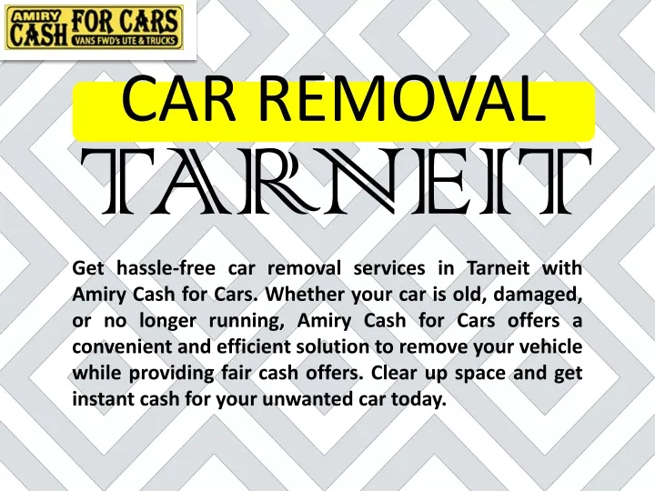 car removal tarneit