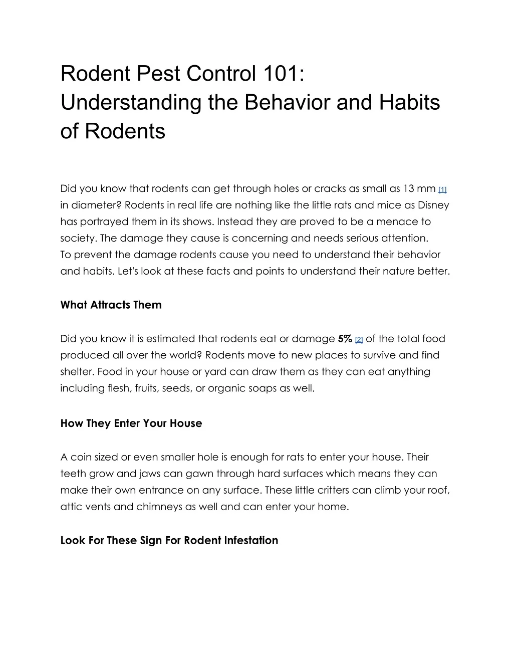 PPT - Rodent Pest Control 101_ Understanding the Behavior and Habits of ...