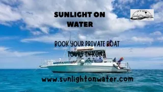 Book Your Private Boat Tours in Kona