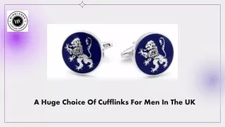 A Huge Choice Of Cufflinks For Men In The UK