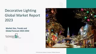 Decorative Lighting Market Forecast 2023-2032: Market Size, Drivers, And Trends