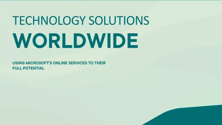 technology solutions