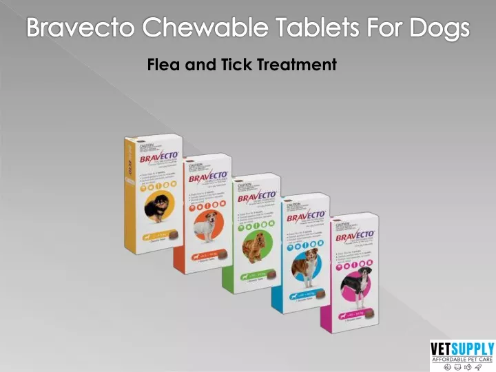 bravecto chewable tablets for dogs