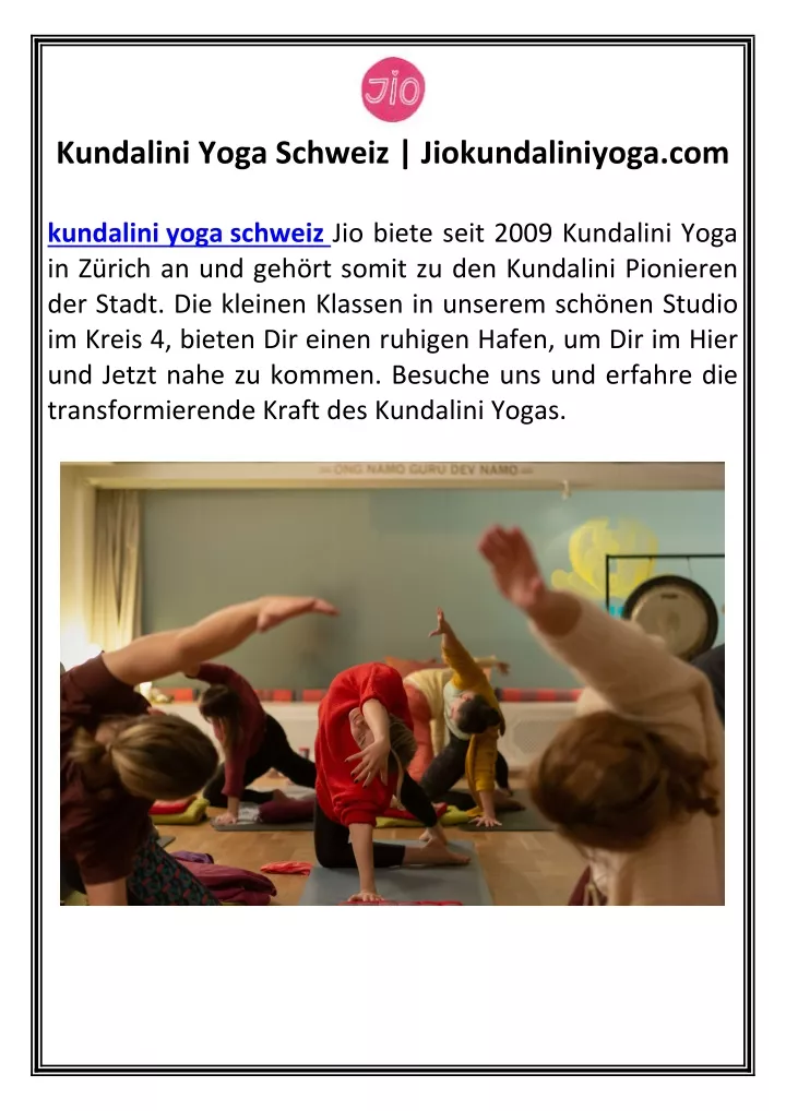 kundalini yoga schweiz jiokundaliniyoga com