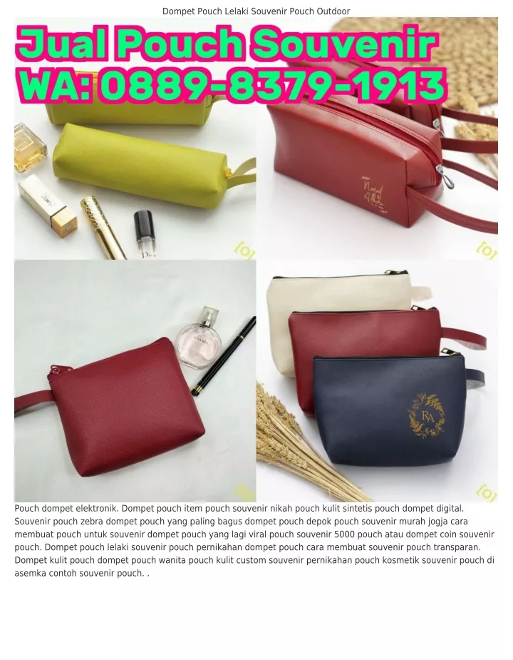 dompet pouch lelaki souvenir pouch outdoor