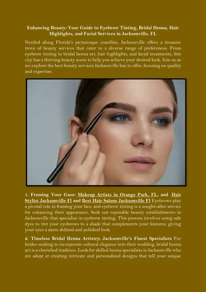 enhancing beauty your guide to eyebrow tinting