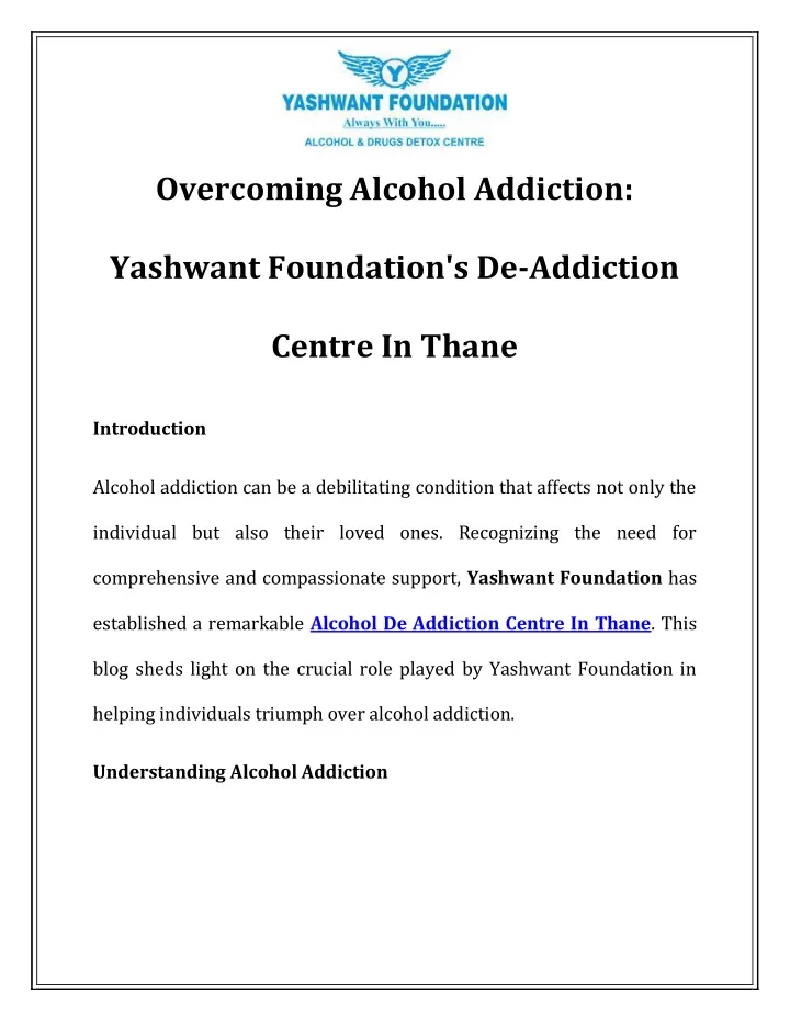 overcoming alcohol addiction