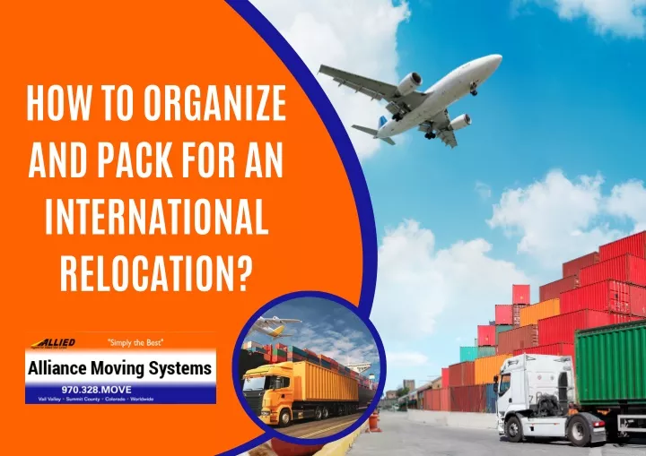 how to organize and pack for an international