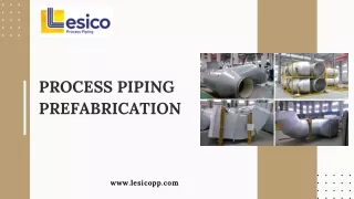 Process Piping Prefabrication