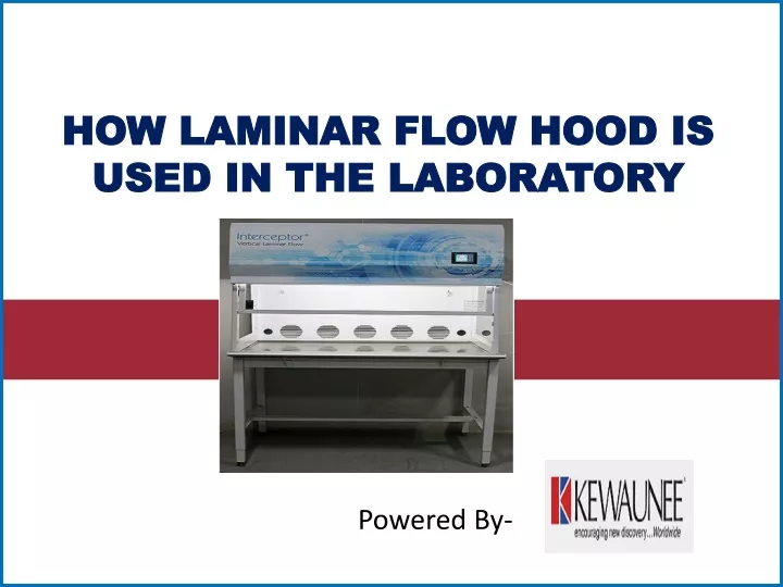 how laminar flow hood is used in the laboratory