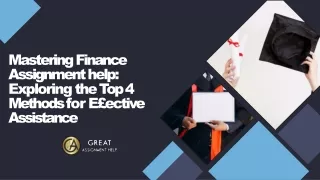 Finance Assignment Help top 4 uses