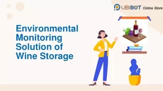 Environmental Monitoring Solution of Wine Storage_ - UbiBot Online Store