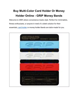 Buy Multi-Color Card Holder Or Money Holder Online With Free Shipping Service