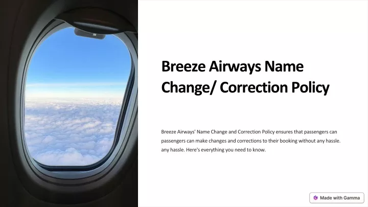 breeze airways name change correction policy