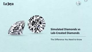 Simulated Diamonds vs Lab-created Diamonds The Difference You Need to Know