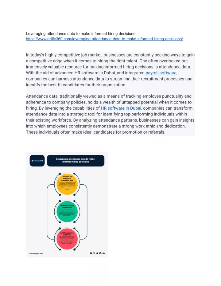 leveraging attendance data to make informed