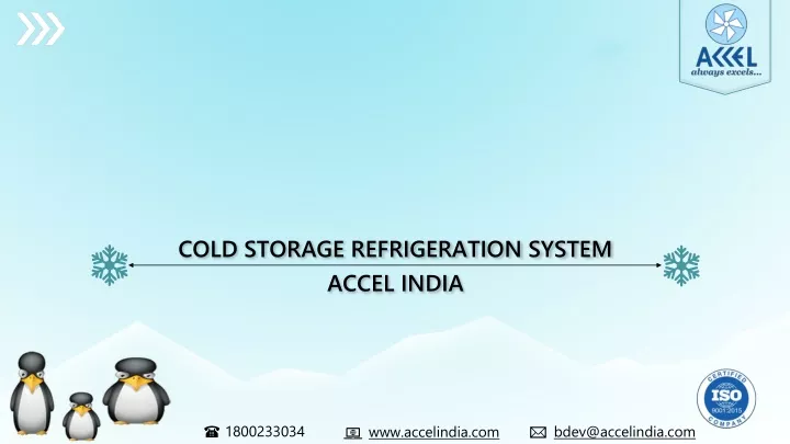 cold storage refrigeration system