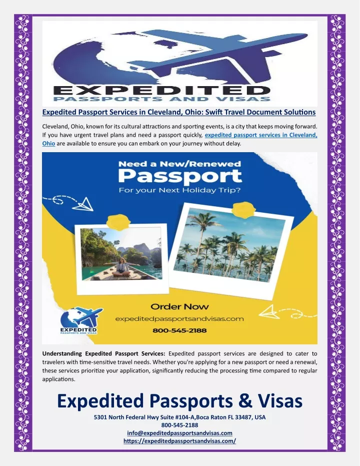 expedited passport services in cleveland ohio