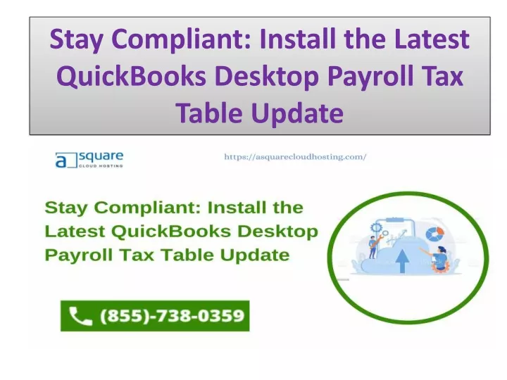 stay compliant install the latest quickbooks