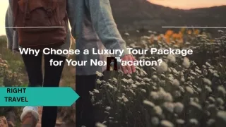 Why Choose a Luxury Tour Package for Your Next Vacation