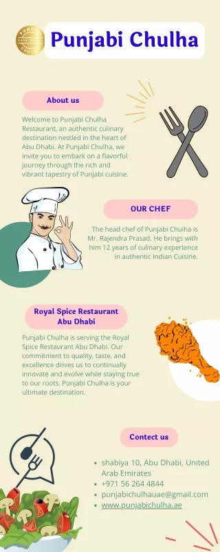 Dine in Royal Spice Restaurant Abu Dhabi | Punjabi Chulha