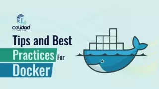 Tips and best practices for Docker