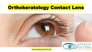 Orthokeratology Contact Lens - empresseyeclinic.com
