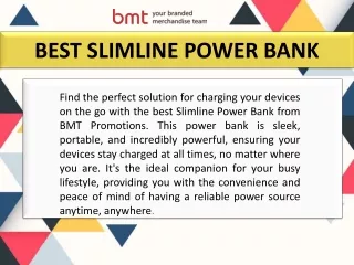 best Slimline Power Bank