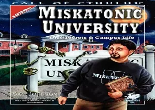 [EBOOK] DOWNLOAD Miskatonic University: A Sourcebook (Call of Cthulhu Horror Roleplaying)