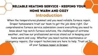 Reliable Heating Service - Keeping Your Home Warm and Cozy