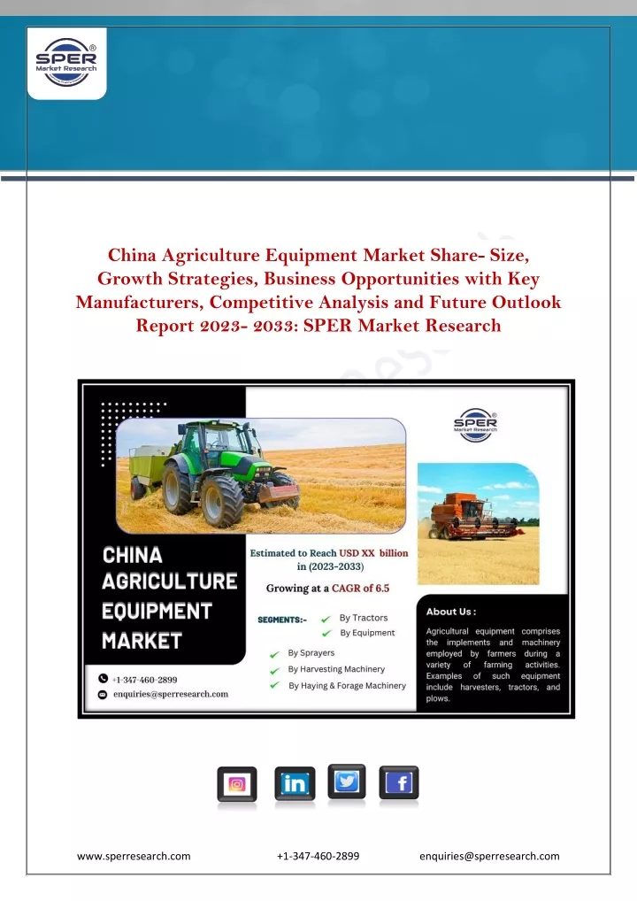 china agriculture equipment market share size