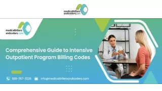 Comprehensive Guide to Intensive Outpatient Program Billing Codes