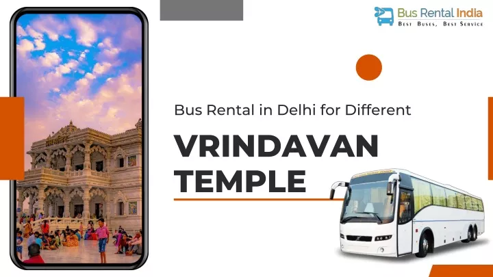 bus rental in delhi for different